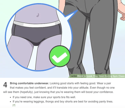 comfortable underwear for the gym